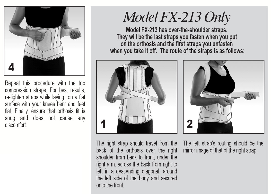 Lumbitec Lumbosacral Orthosis LSO Back Support Brace